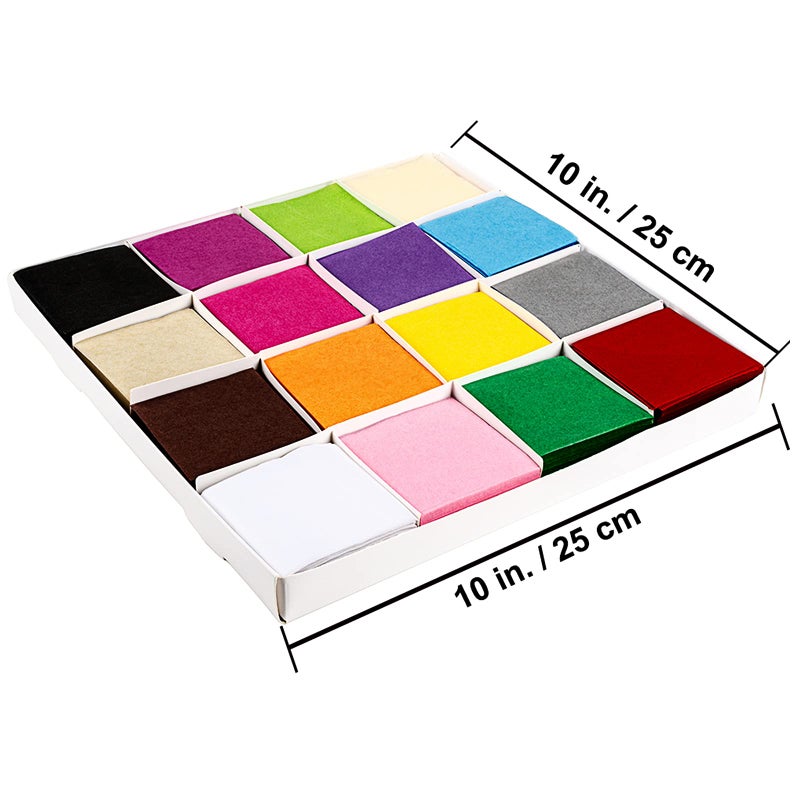 Exquiss 6400pcs Tissue Squares 2 inch Bulk 16 Colors for Art & Craft Tissue Pom Poms, Flowers & Gift Wrapping - Image 3